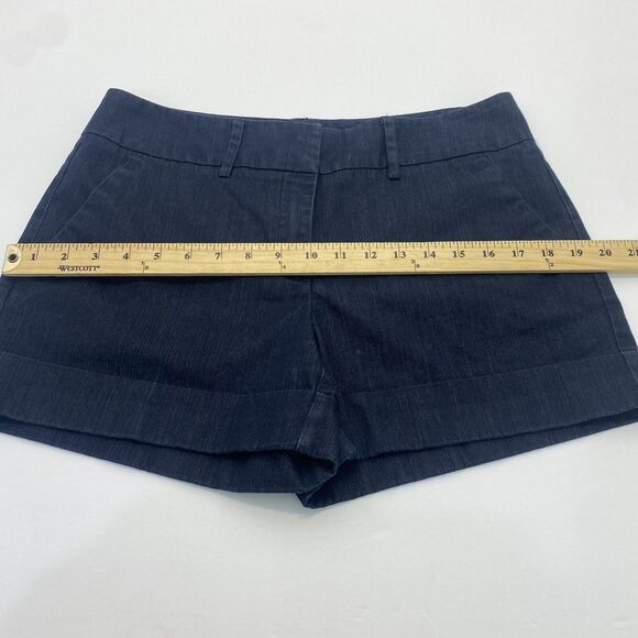 7th Avenue New York &‎ Company Women’s Stretch Chino Shorts Size 8 Blue Pockets - Picture 3 of 15